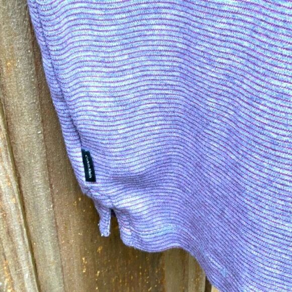 Calvin klein Liquid Touch Men's Striped Men’s T-shirt, Size-XL - Picture 7 of 7